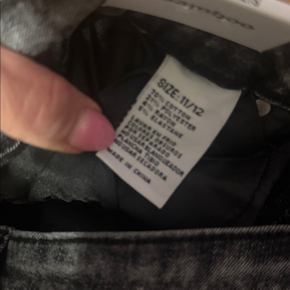 BAMBOO Charcoal,low rise,boot cut jeans - Picture 5 of 10